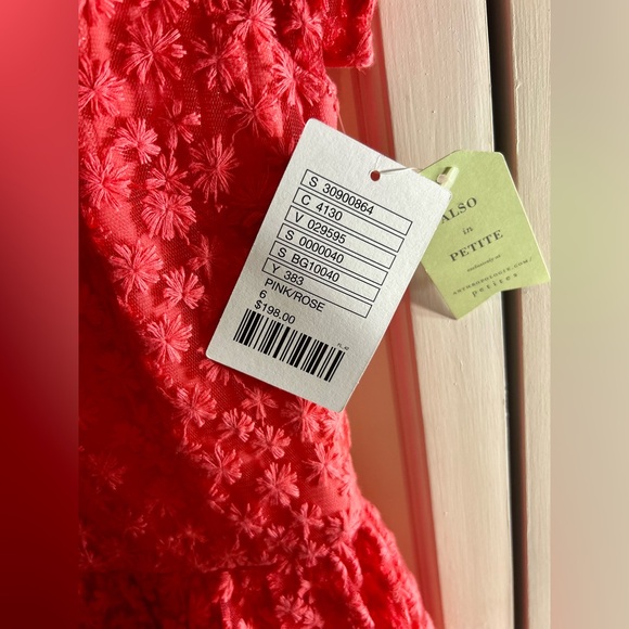 NWT Anthropologie pink dress size 6 - Picture 9 of 9
